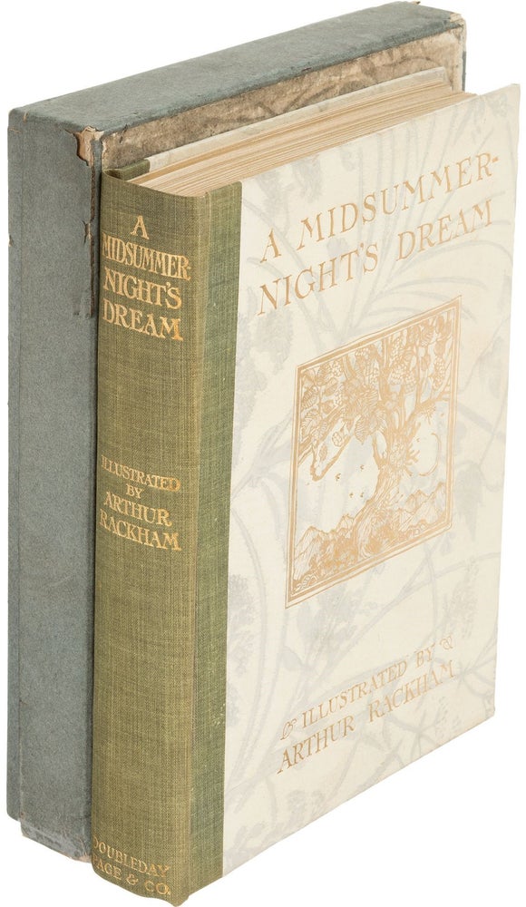 Item #15836 Arthur Rackham Finely Illustrated Shakespeare's A Midsummer Night's Dream. Arthur Rackham.