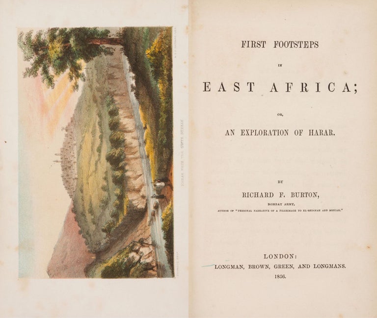 Item #15841 Richard F. Burton. First Footsteps in East Africa. London: 1856. First edition. Richard Burton.