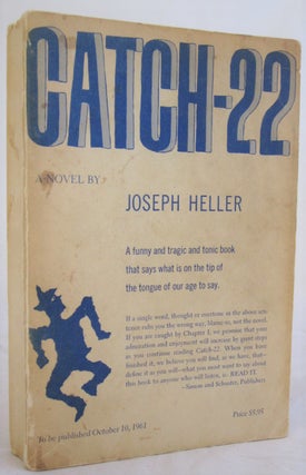 Item #15857 Joseph Heller's "Catch-22" Very Rare, Pre-Publication Copy. Joseph Heller