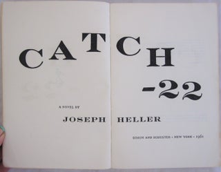 Joseph Heller's "Catch-22" Very Rare, Pre-Publication Copy