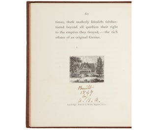 Item #15891 Alcott Signed his Birthday Tribute Biography of Emerson. Ralph Waldo Emerson