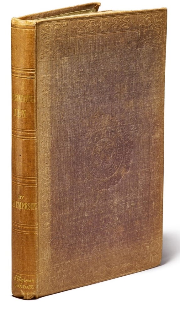 Item #15892 Emerson’s Representative Men, Rare Presentation Copy of Earl and Ava Lovelace, the Earliest Computer Programmer. Ralph Waldo Emerson.