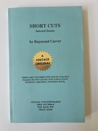 Item #15906 Raymond Carver Set of Four Advance Proof Copies. Raymond Carver