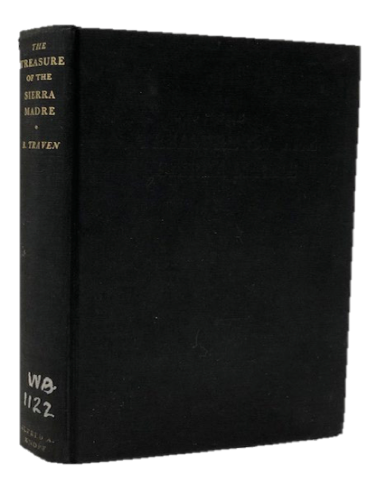 Item #15938 Warner Brothers Copy "The Treasure of the Sierra Madre&rdquo; Which Led To Creation of the Film Starring Humphrey Bogart. Warner Brothers, Traven, "The Treasure of the Sierra Madre&rdquo;.