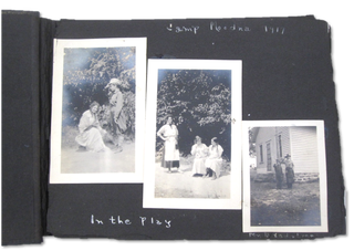Item #15975 Rose Gruening’s NYC Tenement Settlement Camp for Girls Photo Album 1915-1919. ROSE...
