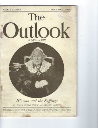 Item #15992 "Woman and the Suffrage" Outlook Magazine with Important Article by Julia Ward Howe....