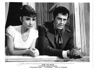 Collection of Audrey Hepburn Photos Working at Height of Her Career including "War and Peace” and romantic comedy “Roman Holiday"