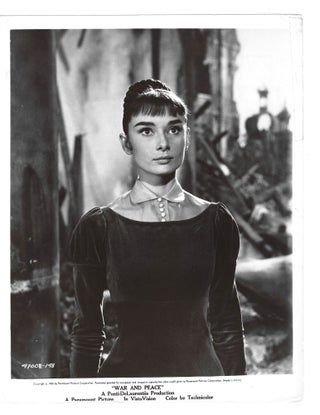 Collection of Audrey Hepburn Photos Working at Height of Her Career including "War and Peace” and romantic comedy “Roman Holiday"