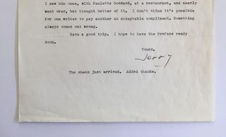 Item #16147 J.D. Salinger Writes To His Editor, About Publishing his Books and the Only War Book...