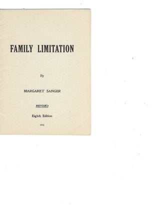 Item #16228 Margaret Sanger Flees U.S. to Avoid Arrest Over Writings on Family Planning....