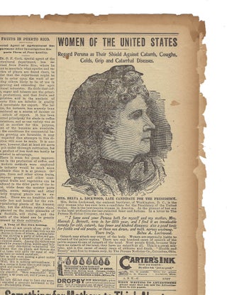 Item #16239 First Woman to Run for U.S. President. Belva Lockwood