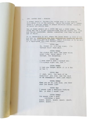 Extremely Rare Production Final Draft Script of Tarantino's Pulp Fiction, A Year Before the Film's Release