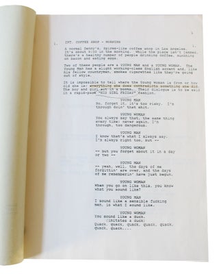 Extremely Rare Production Final Draft Script of Tarantino's Pulp Fiction, A Year Before the Film's Release