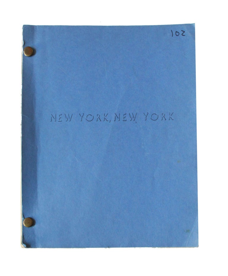 Item #16299 Original Screenplay Movie Script for Scorsese’s New York New York. Martin Scorsese.