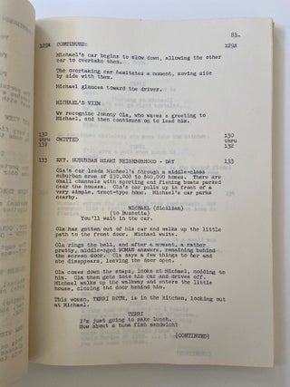 The Godfather Part II - Original Movie Script Screenplay 1973