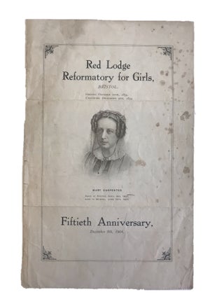 Item #16338 Pioneering Leader in Girls’ Education Mary Carpenter Two Pamphlets. Mary Carpenter