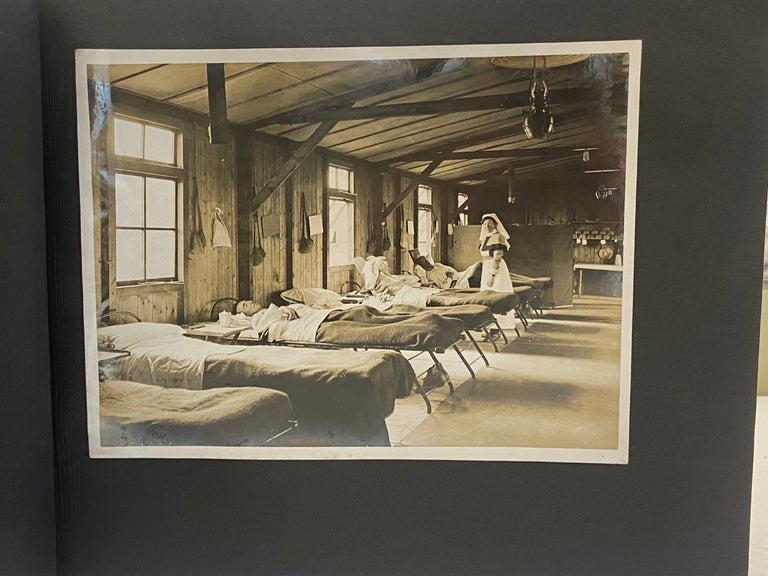 Item #16584 Photo Album of WWI-era British Medical Field Hospital. WWI, Medicine.