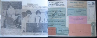 1920s Scrapbook from Female High School Student in Los Angeles,