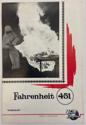 Item #16629 Collection of 4 Vintage Truffaut Film Pressbooks Fahrenheit 451 (1966), etc. Francois...