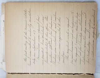 Women's Athletic Council- Handwritten Notebook of Minutes -1938-1947