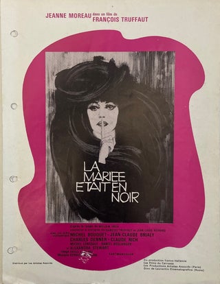 Item #16687 Truffaut’s La Mariee Etait en Noir [The Bride Wore Black] Vintage Original Film...