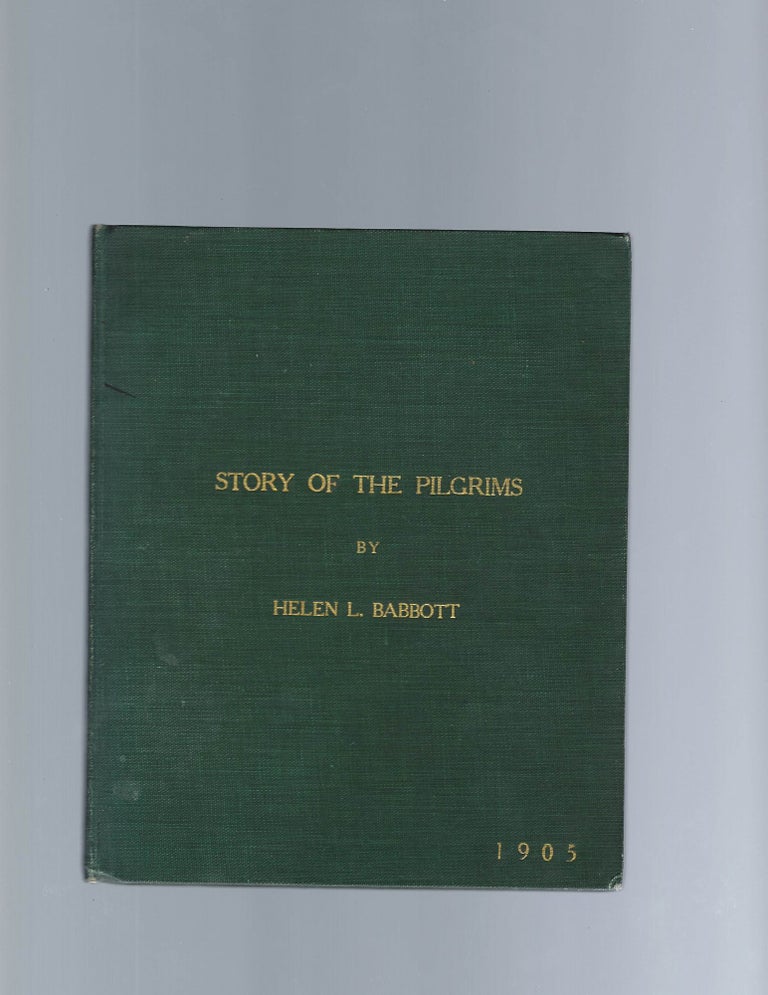 Item #16710 Young Child's Handwritten Report on the "Story of the Pilgrims," 1905. Girls' Education, Pilgrims.