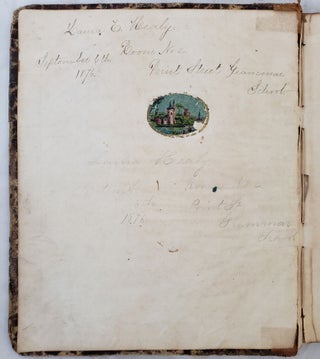 Rhode Island Girl Student Handwritten Math Notebook- 1876