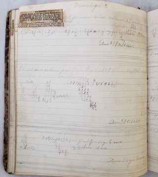 Rhode Island Girl Student Handwritten Math Notebook- 1876
