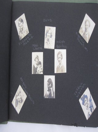 Identified Young Girl's Photo Album with Captions includes names of all the classmates iand Early 20th Century Athletic Accessories, 1920
