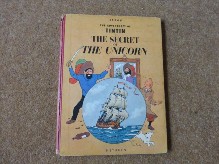 Item #16831 Tintin - the Secret of the Unicorn - 1959 First Edition. Tintin Herge.
