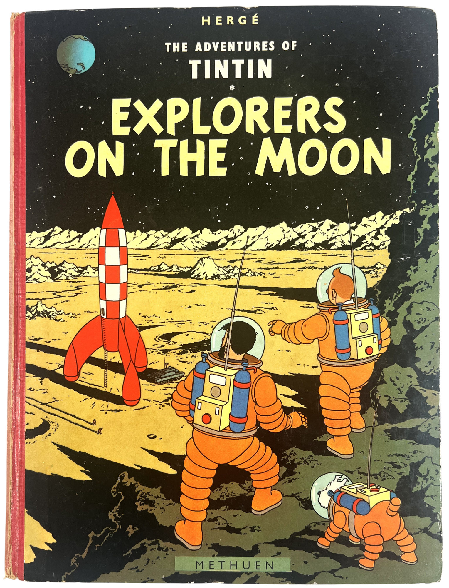 The Adventures Of Tintin Explorers On The Moon 1959 First Edition the-adventures-of-tintin-explorers-on-the-moon-1959-first-edition