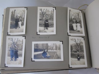 Oberlin College Ohio student Janice Carkin Scrapbook Album with 206 photos, 191 ephemera from 1933-1937