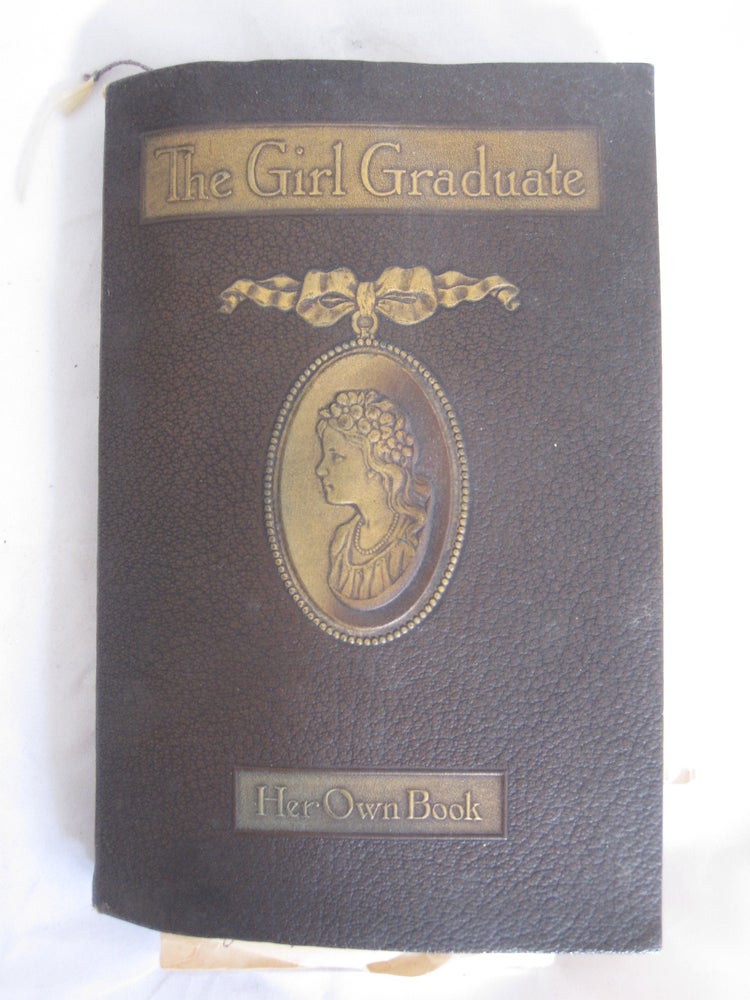 Item #16850 Scrapbook Memory Album from High School Girl in Detroit, MI Class - 1930. Handwritten Girls Education.