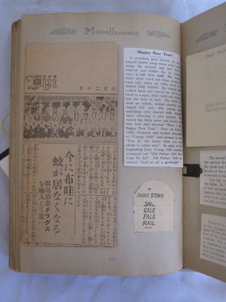 Scrapbook Memory Album from High School Girl in Detroit, MI Class - 1930
