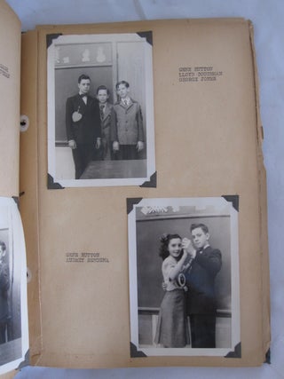 Teacher's Scrapbook and Photos on School Dances 1945-46, Fox Trot, Waltz, Rumba, Schottische with 38 Notes from Students