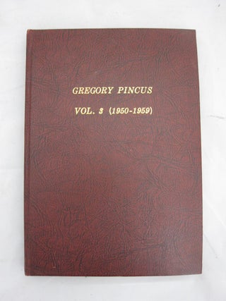 Item #16905 Gregory Pincus Archive of 31 Rare Bound Offprints Documenting his Development of the...