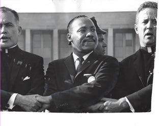Item #16931 Catholic leaders join Martin Luther King, Jr. at Illinois Rally for Civil Rights,...