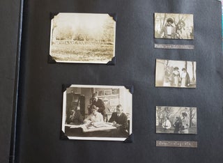 Early Co-educational Willamette University in Salem, Oregon Photo album, 1913-1915