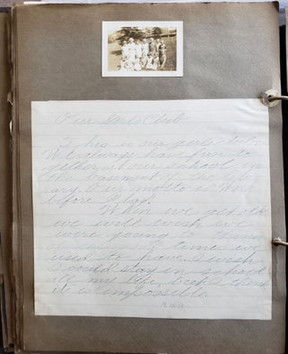 Hand-made Yearbook from 4th Grade Class in Upstate New York, 1932 with notes on the importance of this fleeting moment of childhood