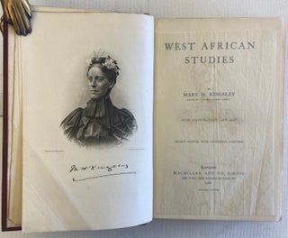 Mary H. Kingsley "West African Studies" with Inlaid Autograph Letter Signed to Natural History Museum on Fish Discoveries
