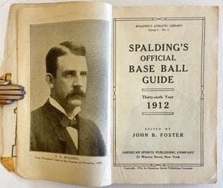 1912 Spalding's Official Baseball Guide