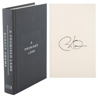 Obama A Promised Land: Deluxe Signed Edition with Michelle Obama' s Signed Memoir