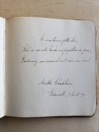 Women’s Education and Student Memory Culture Iowa College Handwritten Album 1879 to 1885 Documenting Female Collegiate Networks