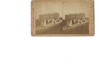 Original Stereoview Photograph of First All-Female Academy of upper education in MA: Bradford Academy, circa. 1880