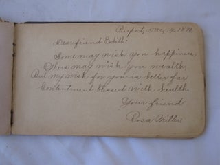 Girls’ Education and Friendship Culture in Edith LaRue’s Michigan Memory Album, 1888 to 1892