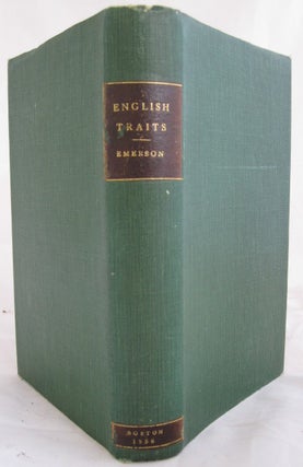 Ralph Waldo Emerson's English Traits, First Edition 1856. Ralph Waldo Emerson.