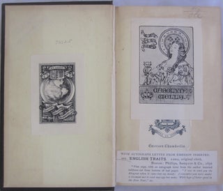 Ralph Waldo Emerson's English Traits, First Edition 1856