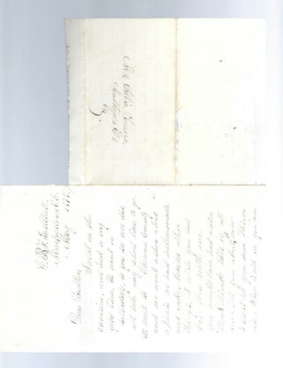 Item #17078 North Carolina 1878 Archive of Letters from Girl Student at Chowan Baptist Female...