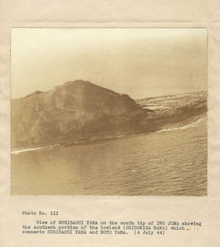 Iwo Jima Invasion Preparation, Original US Military Reconnaissance Photos for Report Dated July 1944 or 7 months before the Battle of Iwo Jima - the bloodiest in the Pacific theater.
