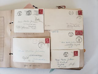 Scrapbook filled with 352 Colorful Momentos, from a Female Student at Nebraska Wesleyan University, 1925
